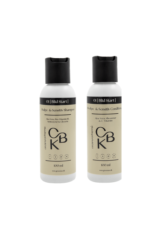Sampak 01 Hvalpe- og Sensitiv Shampoo + Conditioner 100 ml