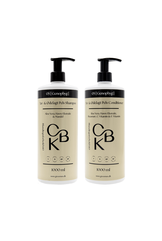 Sampak 05 Tør- & Ødelagt Pels Shampoo + Conditioner 1000 ml