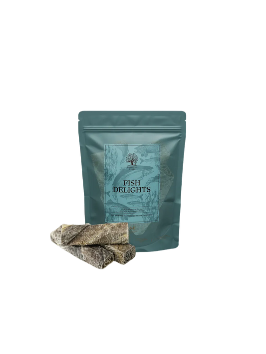 Essential Foods Delights Tyggestænger med Torsk til Hunde – Small, 5 stk.