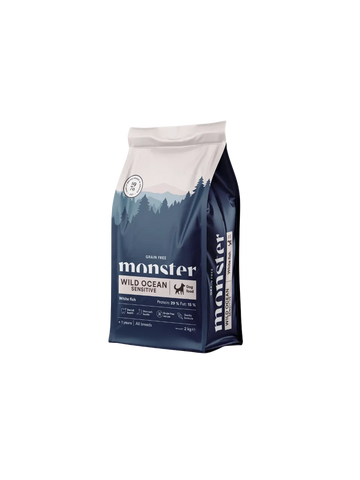 Monster Grain Free Wild Ocean White Fish &amp; Süßkartoffeln, alle Rassen 