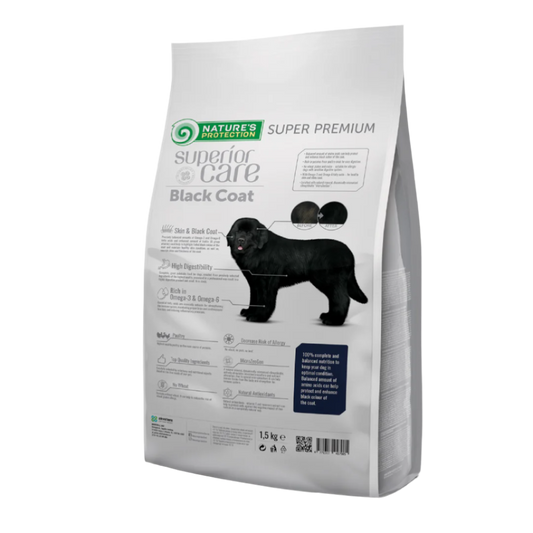 Nature's Protection Black Coat - Kylling, Kalkun & And - Alle Racer - Mellem Piller