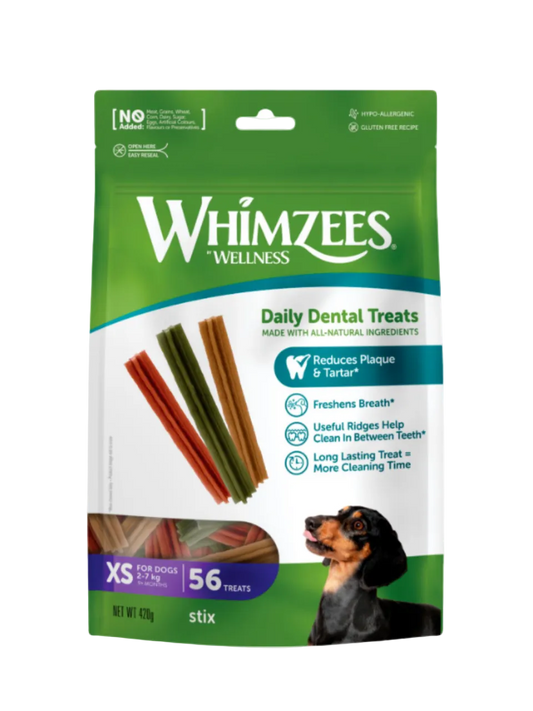 Whimzees Stix Vegetariske Tyggeben til Hunde