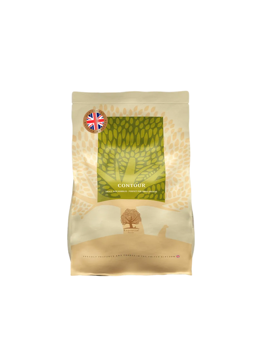 Essential Heritage Contour Kornfrit Tørfoder med Lavt Kalorieindhold til Små Hunde – Kylling, And, Laks & Ørred, 2,5 kg