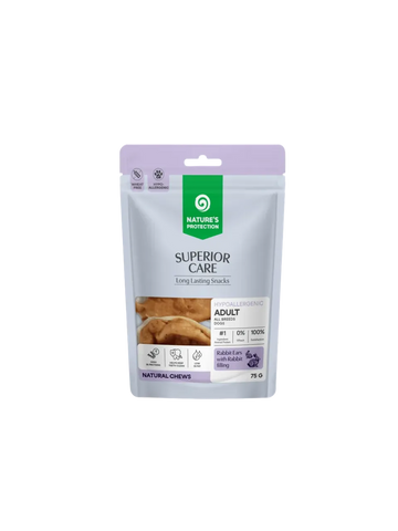 Nature’s Protection Kaninører med Kaninfyld til Hunde – 75 g