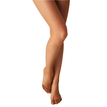 Nylonstrümpfe 15 DEN, glänzende, transparente Strumpfhose Kakao