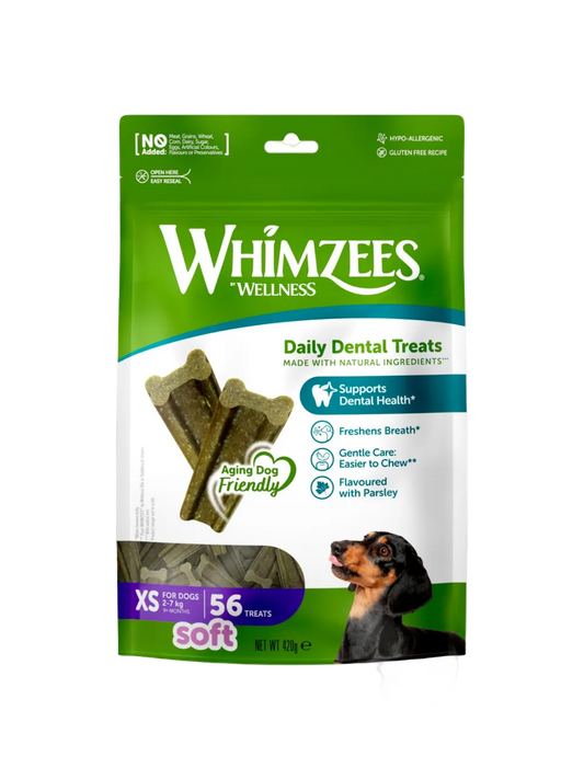 Whimzees Soft Tyggestænger til Seniorhunde – Flere Varianter