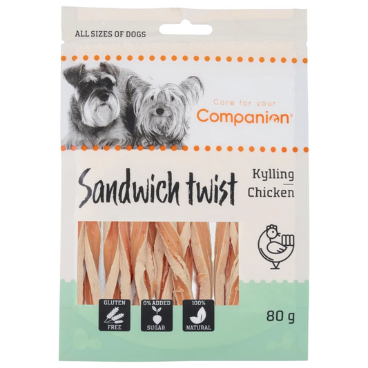 Companion Sandwich Twist Hundegodbid med Kylling
