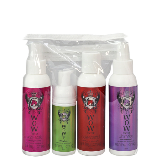 Ashley Craig WOW Styling Rejsesæt til Hunde – 4 × 125 ml