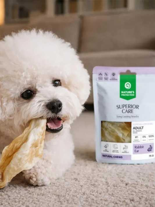 Nature’s Protection 100% Naturlige Kaninører til Hunde – 75 g