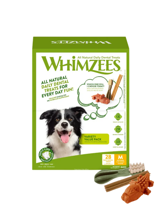 Whimzees Variety Value Box Tyggeben til Hunde – Mix