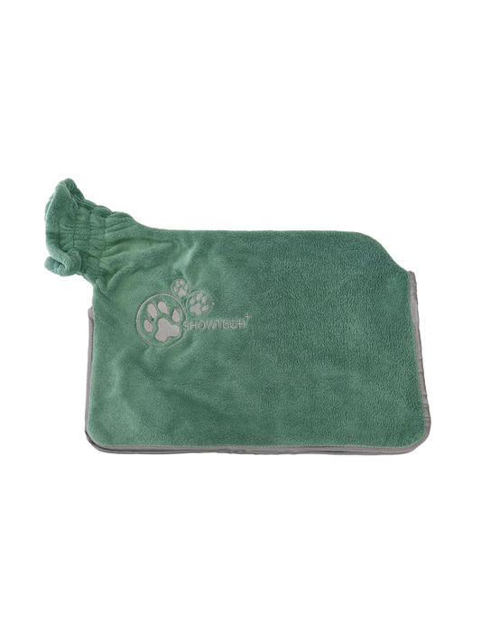 Show Tech Dry Dude Mikrofiber Tørredækken til Hunde – Grøn