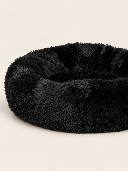 CBK Donut Hundeseng med lynlås - Sort