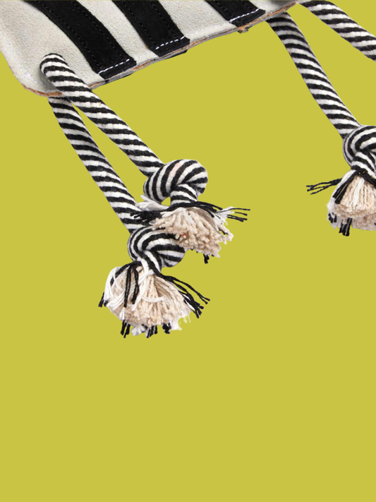 Green & Wilds Økologisk aktivitetslegetøj til Hunde - Zebra