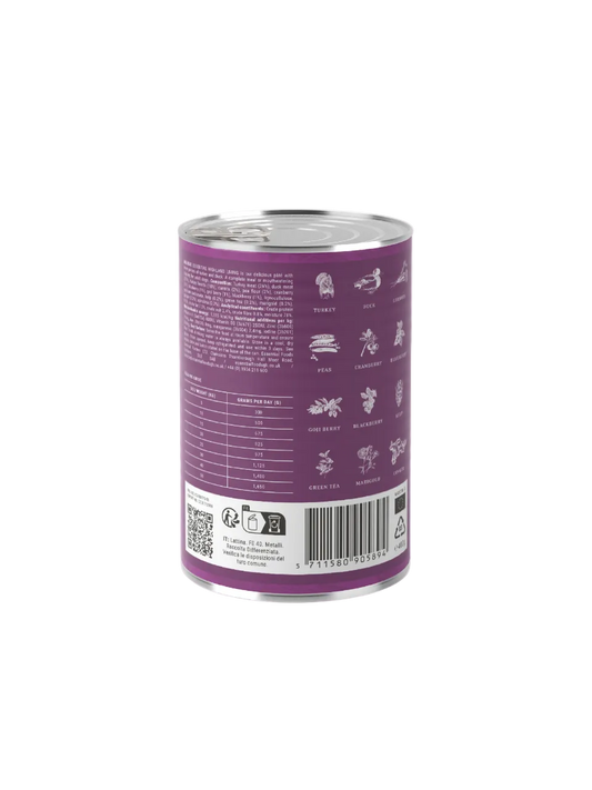 Essential Foods Highland Living Paté Vådfoder med And & Kalkun til Hunde – 400 g