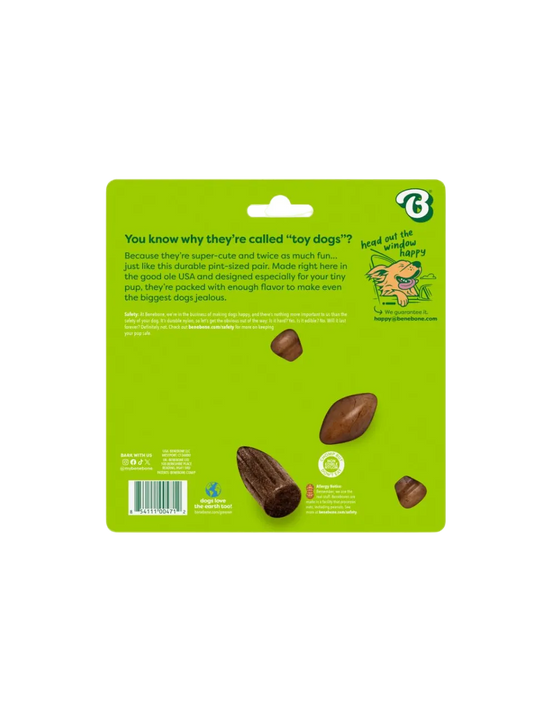 Benebone 2-Pack Maplestick & Zaggler Bacon – Tyggelegetøj til hunde