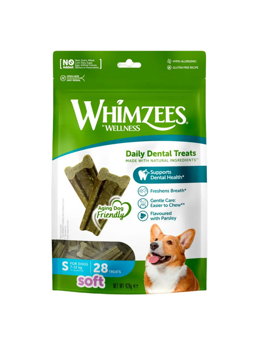 Whimzees Soft Tyggestænger til Seniorhunde – Flere Varianter