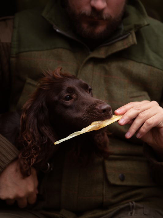 Essential Foods Lamb Skin Delights Lammeskind til Hunde – Small