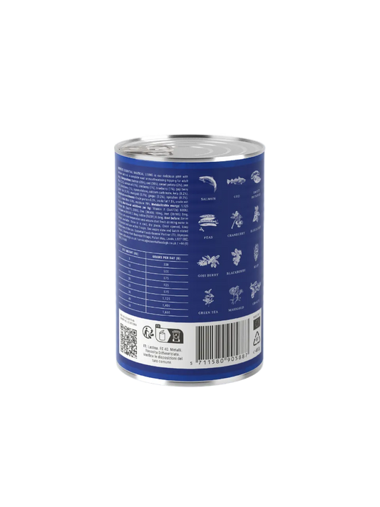Essential Foods Nautical Living Paté Vådfoder med Laks & Torsk til Hunde – 400 g