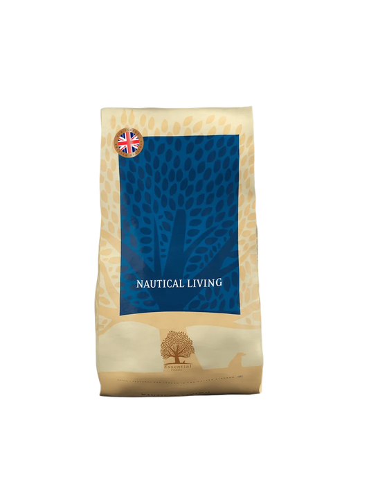 Essential Heritage Nautical Living Kornfrit Tørfoder med Fisk & Omega-3 til Store Hunde – 10 kg