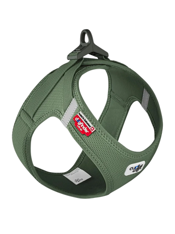 Curli Vest Sele Clasp Air-Mesh til Hunde – Grøn