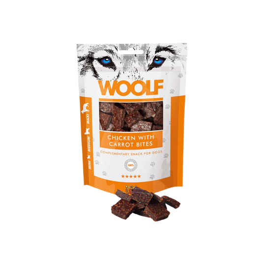 Woolf Hundegodbidder med Kylling & Gulerod