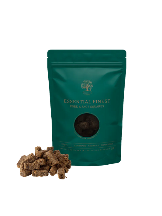 Essential Foods Finest Hundegodbidder med Svin & Salvie