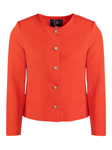 CBK Suits Nouveau Classic Blazer Mandarin Red