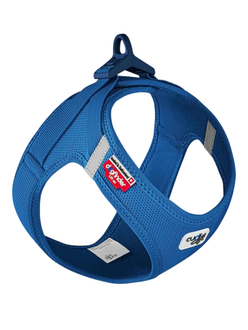 Curli Vest Sele Clasp Air-Mesh til Hunde – Blå
