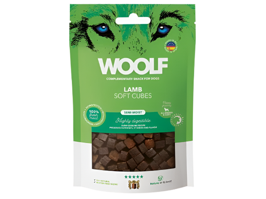 Woolf Soft Cubes Hundegodbidder med Lam