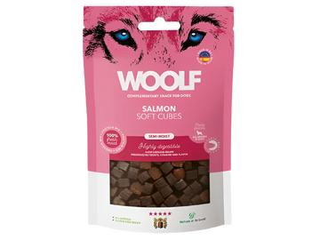Woolf Soft Cubes Hundegodbidder med Laks