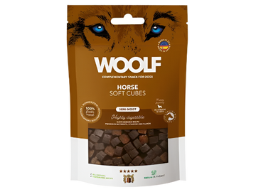 Woolf Soft Cubes Hundegodbidder med Hest