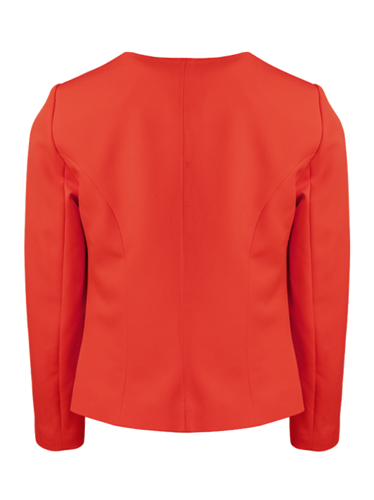 CBK Suits Nouveau Classic Blazer Mandarin Red
