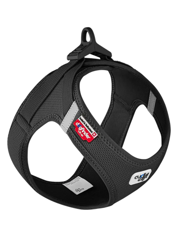 Curli Vest Sele Clasp Air-Mesh til Hunde – Sort