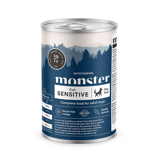 Monster Vådfoder Sensitive Fisk 400g