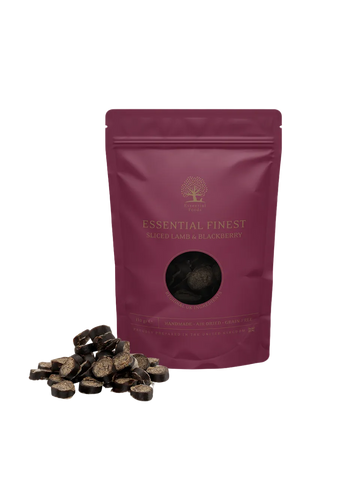 Essential Foods Finest Sliced Hundegodbidder med Lam & Brombær