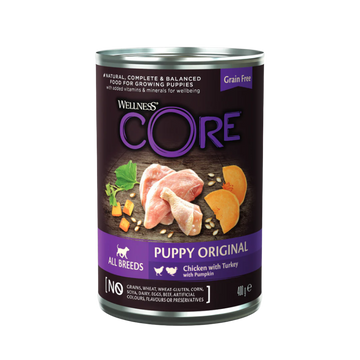 CORE Puppy Nassfutter 400 Gramm Huhn &amp; Truthahn 