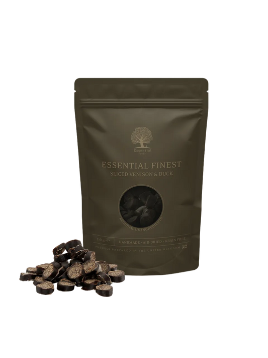 Essential Foods Finest Sliced Hundegodbidder med Vildt & And