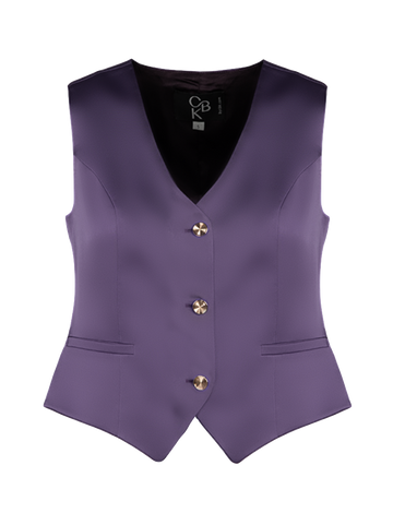 CBK Suits Pixie Vest Deep Lavender