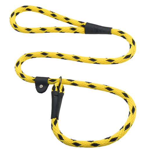 Mendota Retrieverleine Black Ice Yellow 1,8 Meter lang, 13 mm dick