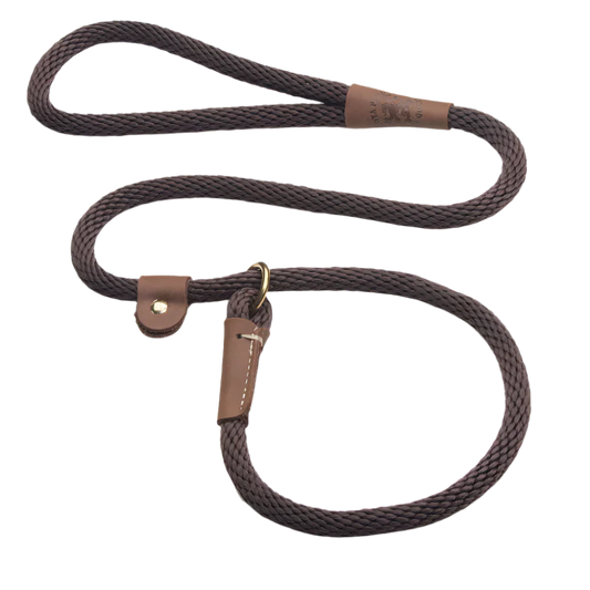 Mendota Retrieverline Brown 1,8m Lang & 13mm Tyk