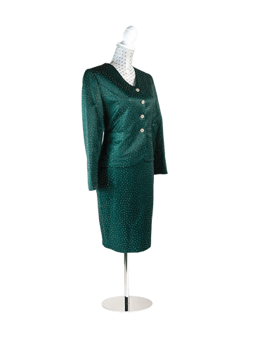 CBK Icy Suit Green with Rhinestones