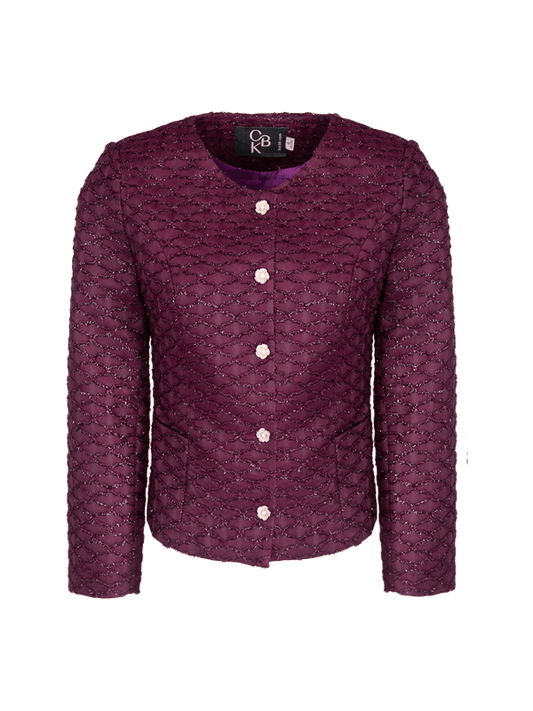 CBK Suits Nouveau Blazer Mesh Bordeaux