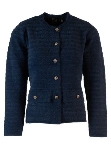 CBK Suits MeMe Blazer Navy Blå - Strik