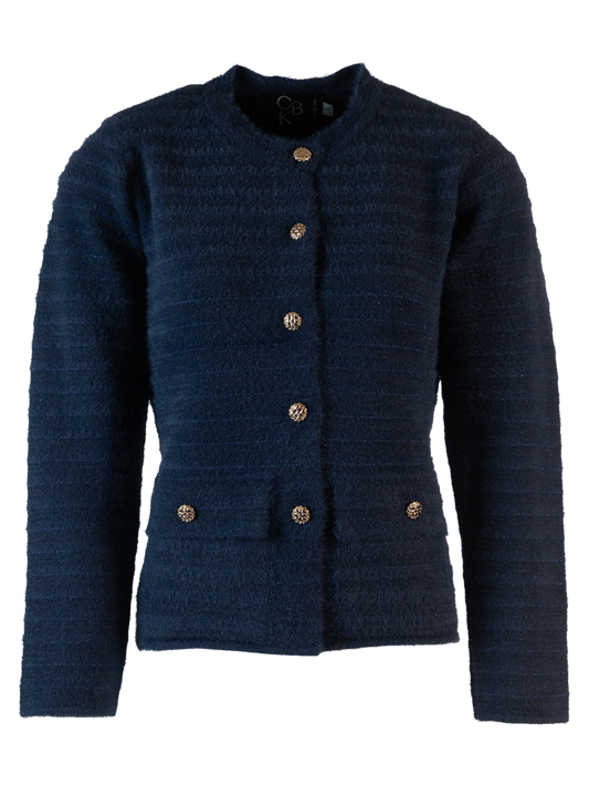 CBK Suits MeMe Blazer Navy Blå - Strik