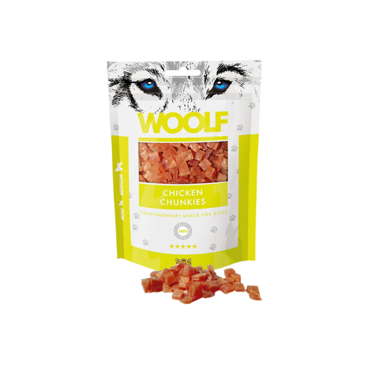 Woolf Chunkies Hundegodbidder med Kylling
