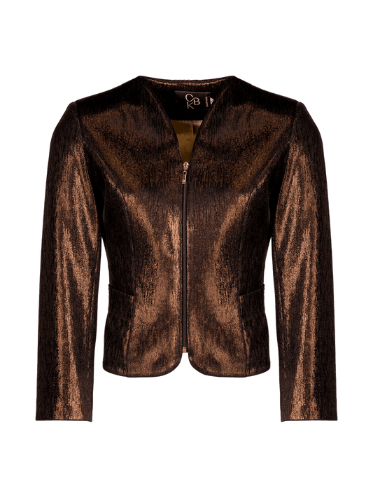 CBK Suits Cartier Blazer Metallic Bronze