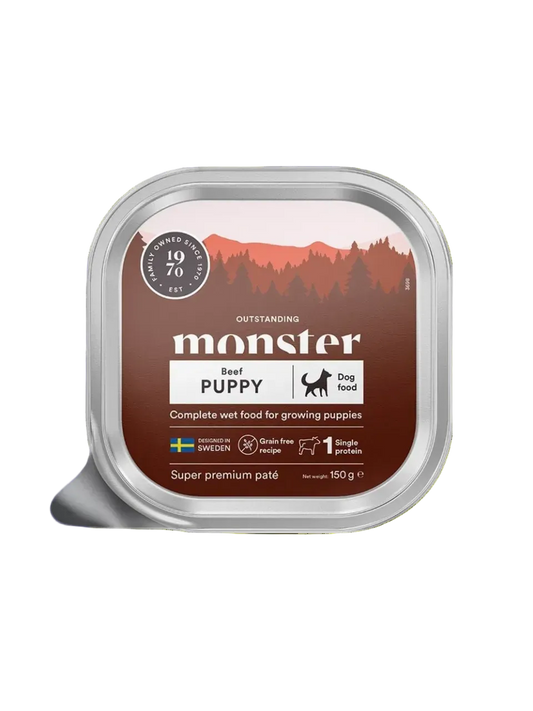 Monster Puppy Paté 150g Bøf Hvalpe