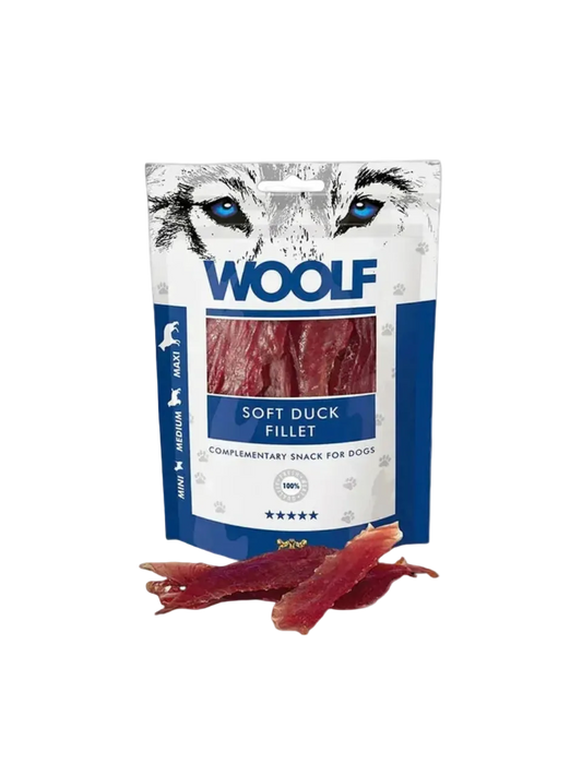 Woolf Soft Duck Fillet Hundegodbidder med And