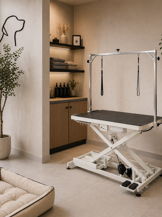 CBK Pro Elektrisk Trimmebord til Hunde – 124 × 66 cm