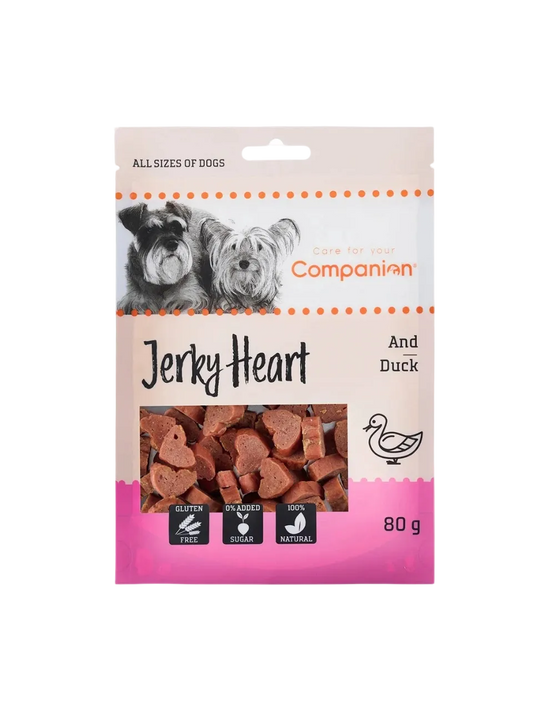 Companion Jerky Heart Hundegodbidder med And
